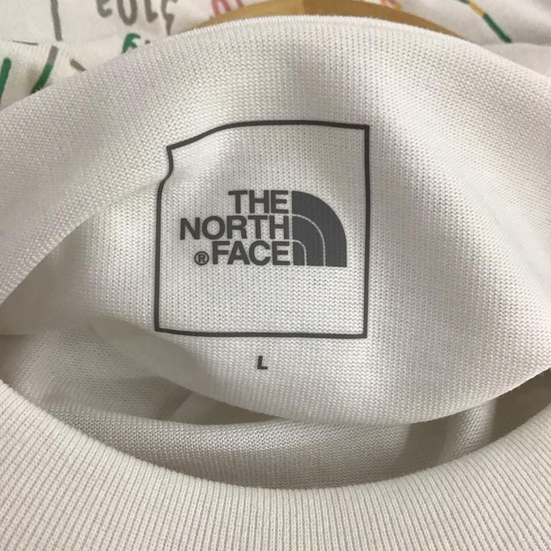ザノースフェイス THE NORTH FACE Tシャツ 半袖 NT32330 ショートスリーブモンキーマジックティー L 無地 X プリント 白 / ホワイト /  メンズ USED 古着 中古 10134842