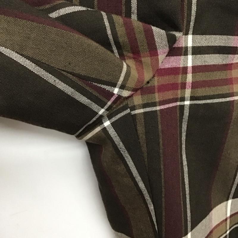 アズールバイマウジー AZUL BY MOUSSY パンツ スラックス 250CAS31-058H HECK SEMI FLAREPANTS タグ付 M チェック マルチカラー / マルチカラー /  レディース USED 古着 中古 10140639