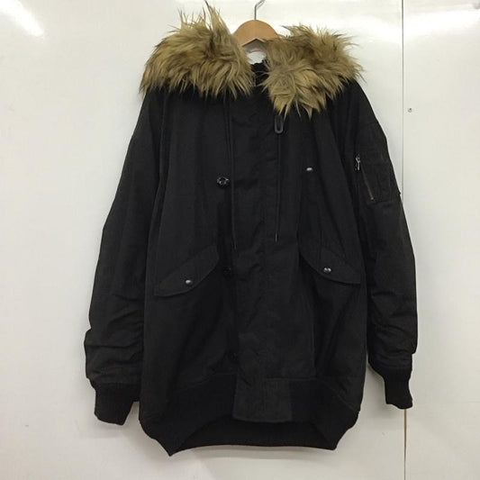 マウジー MOUSSY ジャケット、上着 ジャンパー、ブルゾン ジップアップジャケット ナイロンジャケット アウター 2 無地 黒 / ブラック /  レディース USED 古着 中古 10145150