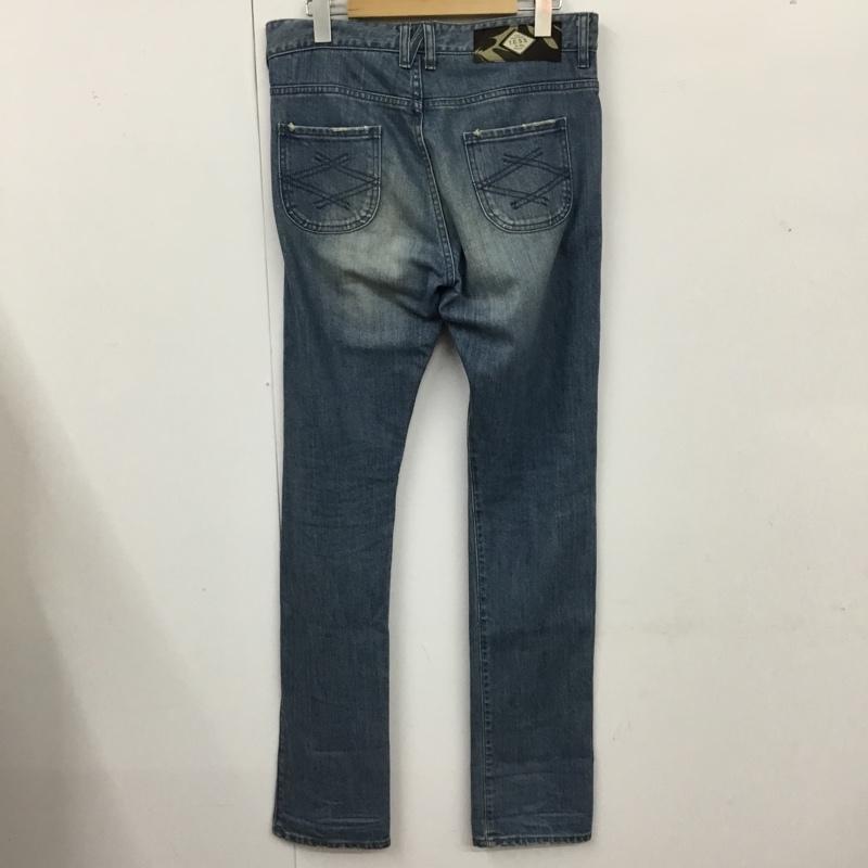 ティーシーエスエス TCSS パンツ デニム、ジーンズ デニムパンツ スリムパンツ ストレッチパンツ ジーンズ 30インチ 無地 インディゴ / インディゴ /  メンズ USED 古着 中古 10117584