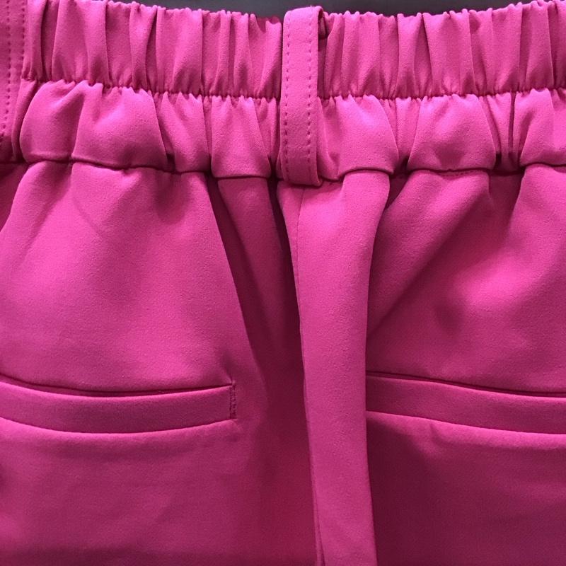 アズールバイマウジー AZUL BY MOUSSY パンツ スラックス 250GSB31-095C VENUS TAPERED PANTS S 無地 桃 / ピンク /  レディース USED 古着 中古 10115869