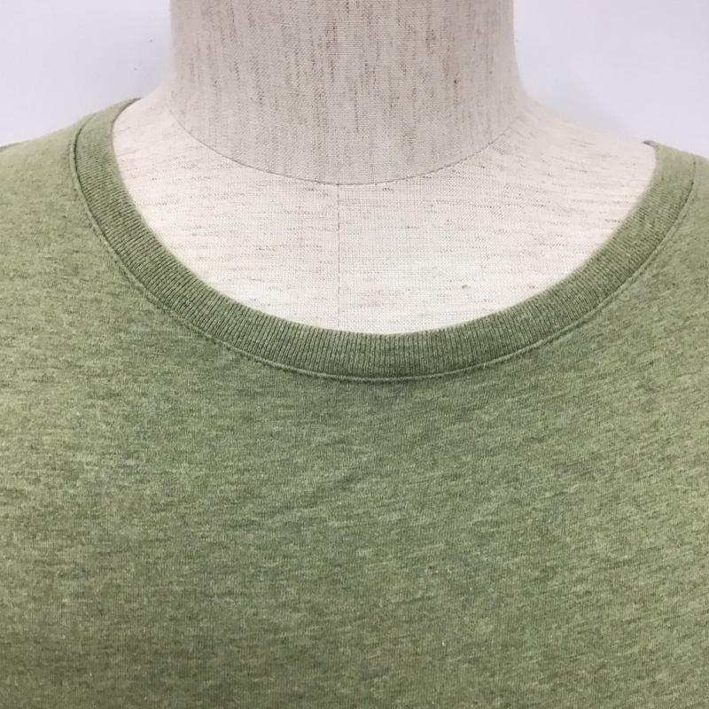 ティーシーエスエス TCSS Tシャツ 半袖 クルーネック ロゴ L ロゴ、文字 カーキ / カーキ /  メンズ USED 古着 中古 10107542