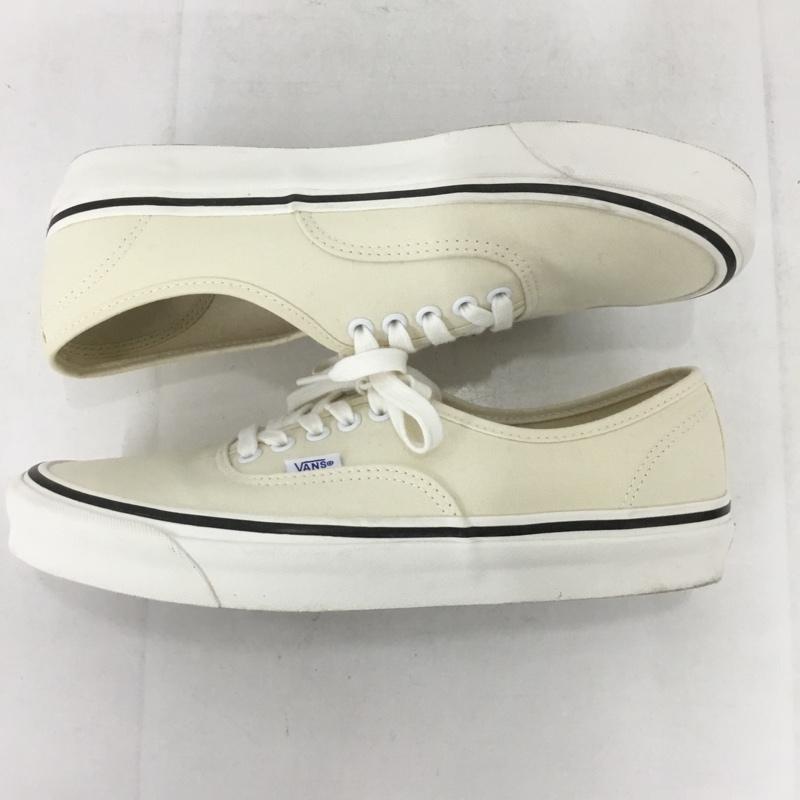 バンズ VANS スニーカー スニーカー 721278 AUTHENTIC 28cm 箱有 28.0cm ロゴ、文字 アイボリー / アイボリー /  メンズ USED 古着 中古 10133912
