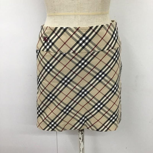 バーバリーロンドン Burberry London スカート ミニスカート ミニスカート スクエアスカート タイトスカート チェックパンツ 36 チェック マルチカラー / マルチカラー /  レディース USED 古着 中古 10114483