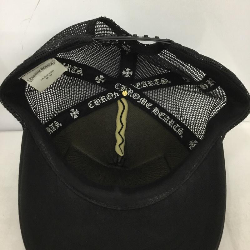クロムハーツ CHROME HEARTS 帽子 キャップ 304112505 メッシュキャップ ロゴ、文字 黒 / ブラック /  メンズ USED 古着 中古 10137435