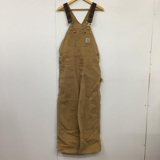 カーハート Carhartt サロペット・オーバーオール サロペット、オーバーオール オーバーオール つなぎ オールインワン ワークパンツ ロゴ、文字 ベージュ / ベージュ /  メンズ USED 古着 中古 10131758
