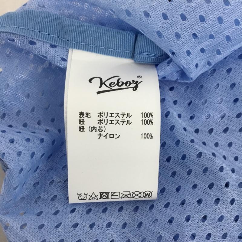 ケボズ KEBOZ ショルダーバッグ ショルダーバッグ SPORTS MESH SHOULDER POUCH 肩掛け巾着サコッシュ メッシュ ロゴ、文字 水色 / ライトブルー /  メンズ USED 古着 中古 10137419