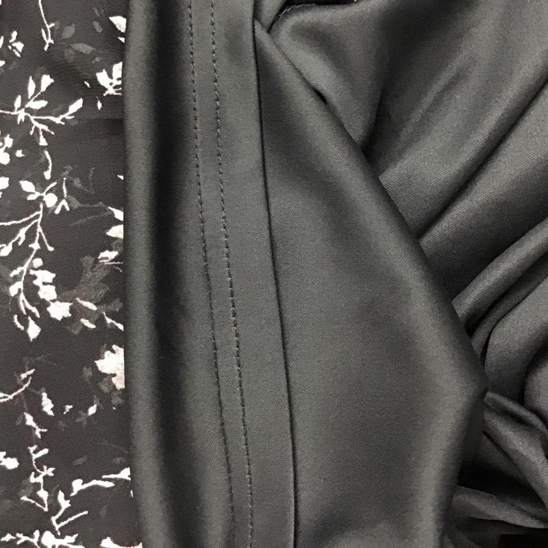 エニィスィス any SiS ワンピース ロングスカート 4 総柄 X 花柄 黒 / ブラック /  レディース USED 古着 中古 10120155