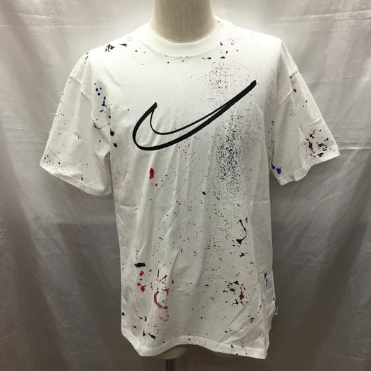 ナイキ NIKE Tシャツ 半袖 hf5565-100 NSWM90ブレーキングS/STシャツ 半袖カットソー プリントTシャツ S プリント 白 / ホワイト /  メンズ USED 古着 中古 10122858