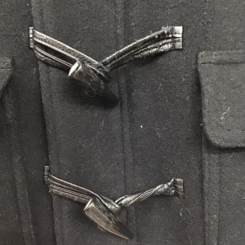 クラクト CLUCT コート コート一般 ダッフルコート ショートコート アウター ジップアップ L 無地 黒 / ブラック /  メンズ USED 古着 中古 10140744