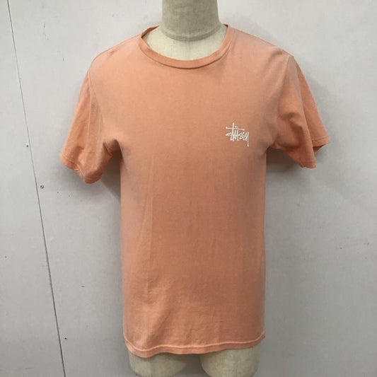 ステューシー STUSSY Tシャツ 半袖 ロゴ文字 S ロゴ、文字 X プリント 桃 / ピンク /  メンズ USED 古着 中古 10127704