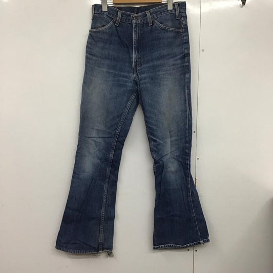 リーバイス Levi s パンツ デニム、ジーンズ デニムパンツ フレアパンツ カジュアルパンツ 32インチ 無地 インディゴ / インディゴ /  メンズ USED 古着 中古 10144165