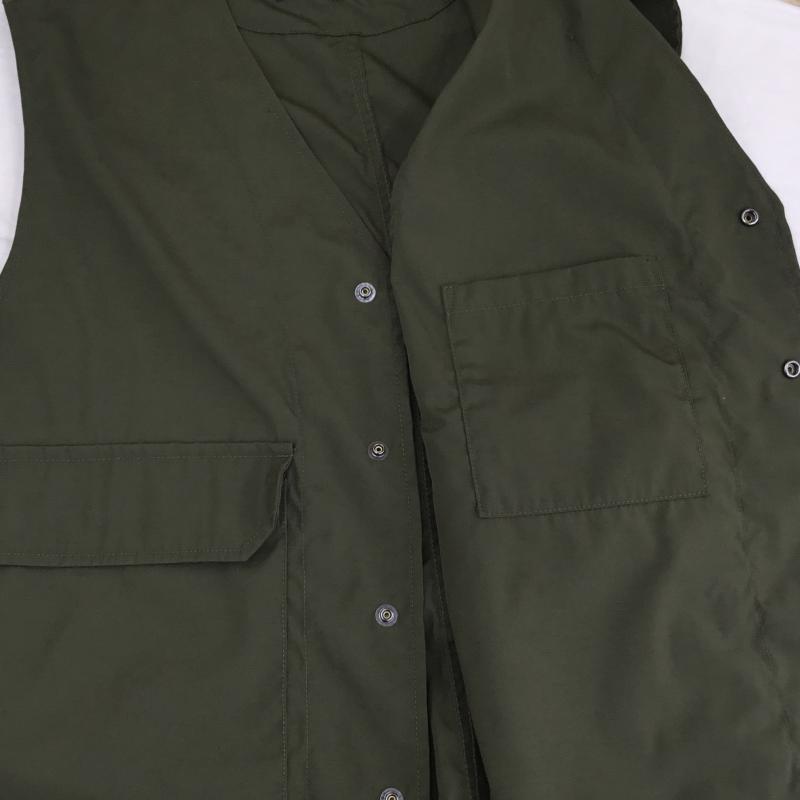 ザ ノースフェイス パープルレーベル THE NORTH FACE PURPLE LABEL ベスト ベスト NP2307N Polyester Wool Ripstop Trail Vest L 無地 カーキ / カーキ /  メンズ USED 古着 中古 10113095