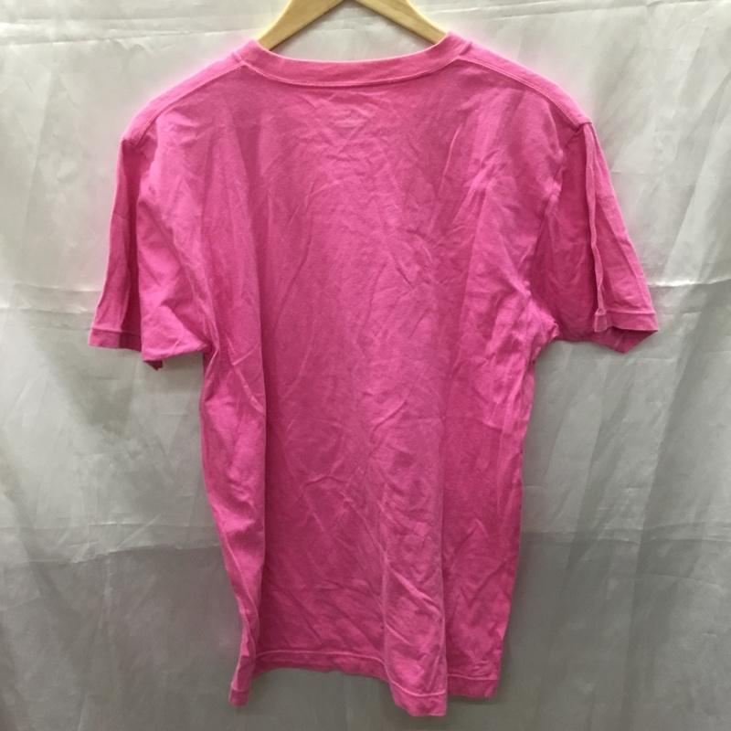 ポロバイラルフローレン Polo by RALPH LAUREN Tシャツ 半袖 M プリント 桃 / ピンク /  メンズ USED 古着 中古 10110781