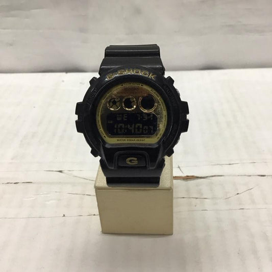 ジーショック G-SHOCK 腕時計 デジタル DW-6900CB Crazy Colors ロゴ、文字 黒 / ブラック / X 金 / ゴールド /  メンズ USED 古着 中古 10115674