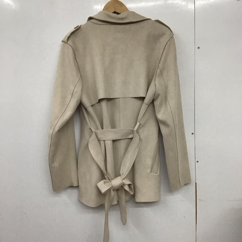 ザラ ZARA コート コート一般 4968/021/710 L 無地 ベージュ / ベージュ /  レディース USED 古着 中古 10132787