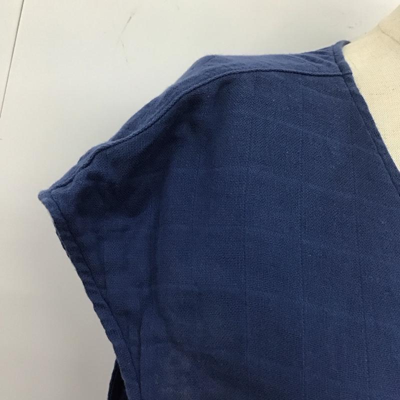 マウジー MOUSSY ワンピース ロングスカート 010CAS30-5950 Wガーゼ FREE 無地 青 / ブルー /  レディース USED 古着 中古 10112243