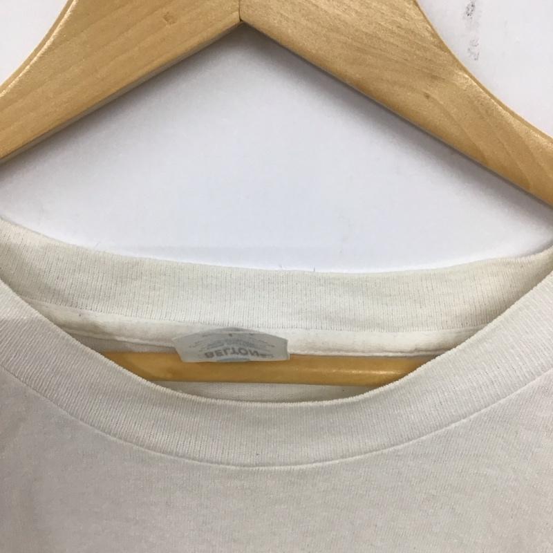古着 USED Tシャツ 半袖 半袖カットソー プリントTシャツ クルーネックカットソー 古着 L プリント 白 / ホワイト /  メンズ USED 古着 中古 10139024