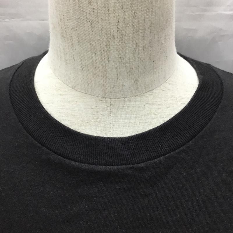 テンダーロイン TENDERLOIN Tシャツ 半袖 半袖カットソー プリントTシャツ クルーネックカットソー L ロゴ、文字 黒 / ブラック /  メンズ USED 古着 中古 10115199