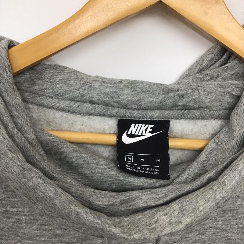 ナイキ NIKE パーカー 長袖 M 無地 灰 / グレー /  レディース USED 古着 中古 10133464