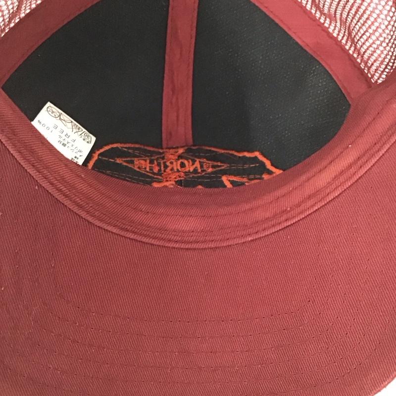 ザノースフェイス THE NORTH FACE 帽子 キャップ NN01547 メッシュキャップ FREE ロゴ、文字 ボルドー / ボルドー /  メンズ USED 古着 中古 10132442