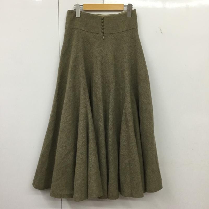 ラルフローレン RALPHLAUREN スカート ロングスカート ウール フレアスカート 無地 マルチカラー / マルチカラー /  レディース USED 古着 中古 10150781