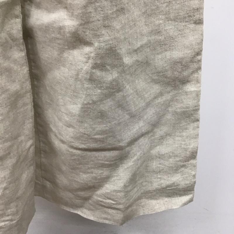 ザラ ZARA ボトムス ボトムス ワイドパンツ S 無地 アイボリー / アイボリー /  レディース USED 古着 中古 10112230