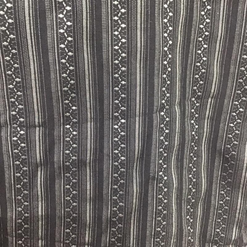 古着 USED シャツ、ブラウス 長袖 claiborne XL ストライプ 黒 / ブラック / X カーキ / カーキ /  メンズ USED 古着 中古 10107665