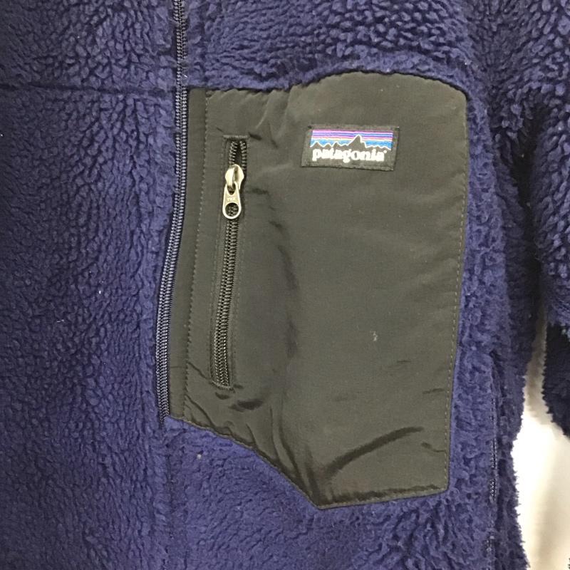 パタゴニア patagonia ジャケット、上着 ジャケット、ブレザー ジップアップジャケット フリースジャケット アウター S ロゴ、文字 青 / ブルー /  メンズ USED 古着 中古 10129071