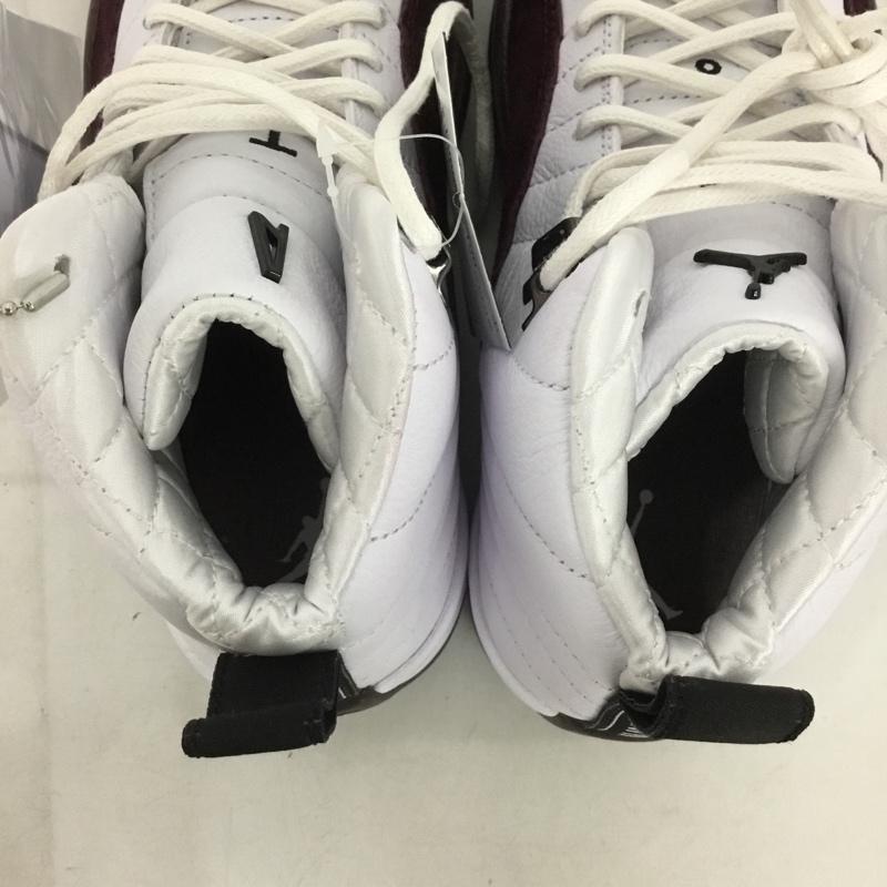 ナイキ NIKE スニーカー スニーカー DV6989-100 WMNS AIR JORDAN 12 RETRO SP 24cm 箱有 24.0cm ロゴ、文字 白 / ホワイト / X えんじ / ワインレッド /  レディース USED 古着 中古 10136920