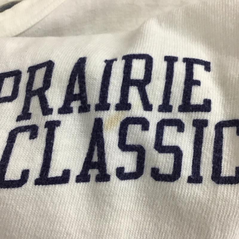 チャンピオン Champion Tシャツ 半袖 半袖カットソー プリントTシャツ クルーネックカットソー M プリント 白 / ホワイト /  メンズ USED 古着 中古 10132584