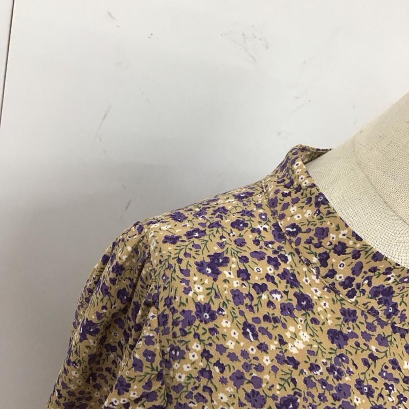 アルシーヴ archives ワンピース ロングスカート PM-20-173 ティアード 長袖 スタンドネック M 花柄 マルチカラー / マルチカラー /  レディース USED 古着 中古 10112151