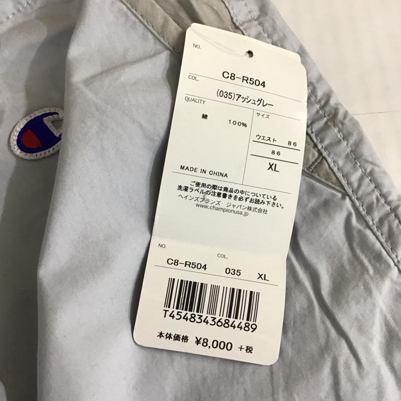 チャンピオン Champion パンツ ショートパンツ c8-r504 カーゴパンツ ショートパンツ カジュアルパンツ XL 無地 灰 / グレー /  メンズ USED 古着 中古 10114568