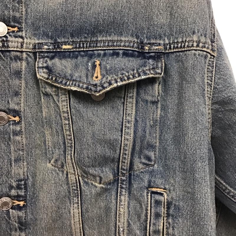ギャップ GAP ジャケット、上着 ジャケット、ブレザー デニムジャケット Gジャン アウター カジュアルジャケット M 無地 インディゴ / インディゴ /  メンズ USED 古着 中古 10146816