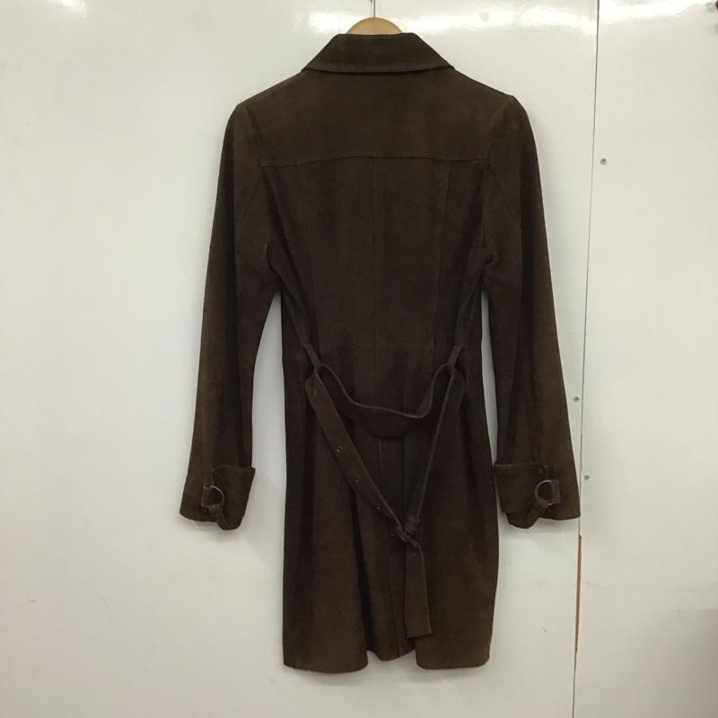 イネド INED コート コート一般 無地 茶 / ブラウン /  レディース USED 古着 中古 10133334