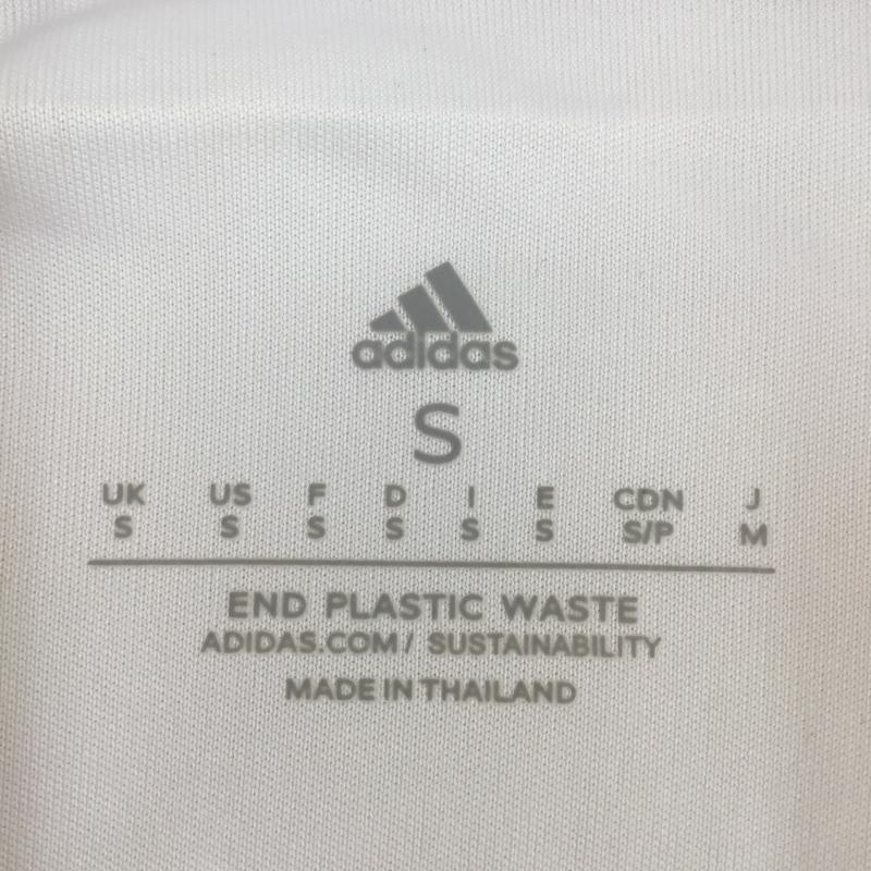 アディダス adidas ポロシャツ 半袖 H13881 レアルマドリード ユニフォーム レプリカ adidas S ロゴ、文字 白 / ホワイト /  メンズ USED 古着 中古 10148477