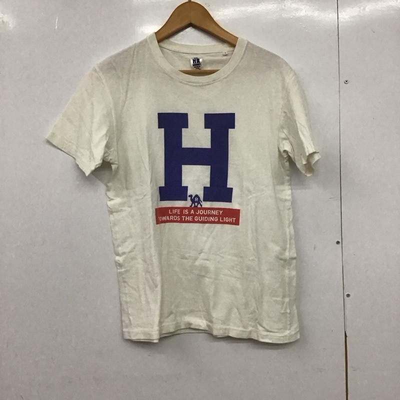 ハリウッドランチマーケット H.R MARKET Tシャツ 半袖 半袖カットソー プリントTシャツ クルーネックカットソー 1 プリント 白 / ホワイト /  メンズ USED 古着 中古 10147588