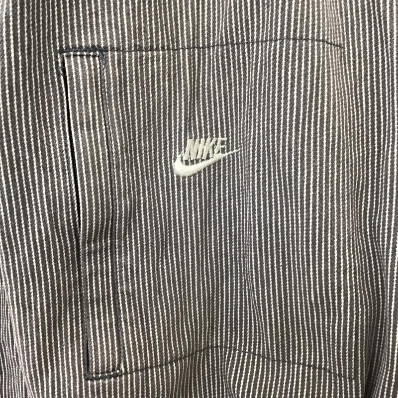 ナイキ NIKE ジャケット、上着 ジャンパー、ブルゾン ジップアップジャケット デニムジャケット カジュアルジャケット アウター XL ストライプ マルチカラー / マルチカラー /  メンズ USED 古着 中古 10110797