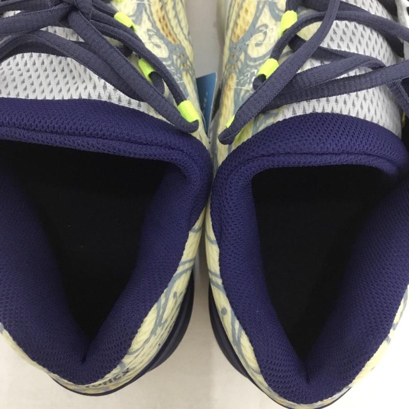 ヨネックス YONEX スニーカー スニーカー SHBCFZWMD バドミントンシューズ 27cm 27.0cm ロゴ、文字 白 / ホワイト / X 紺 / ネイビー /  メンズ USED 古着 中古 10142470