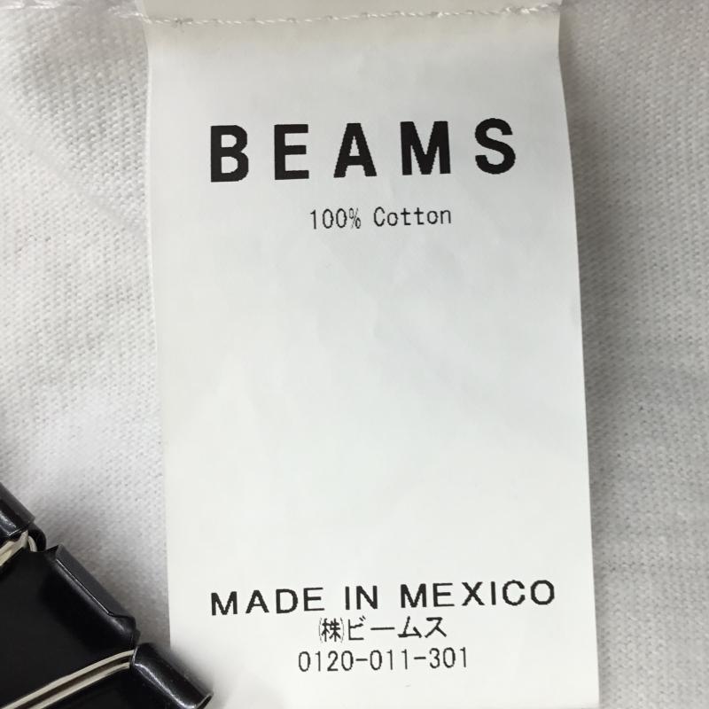 ビームス BEAMS Tシャツ 半袖 BEAMS JAPAN 永井博 XL プリント 白 / ホワイト /  メンズ USED 古着 中古 10151106