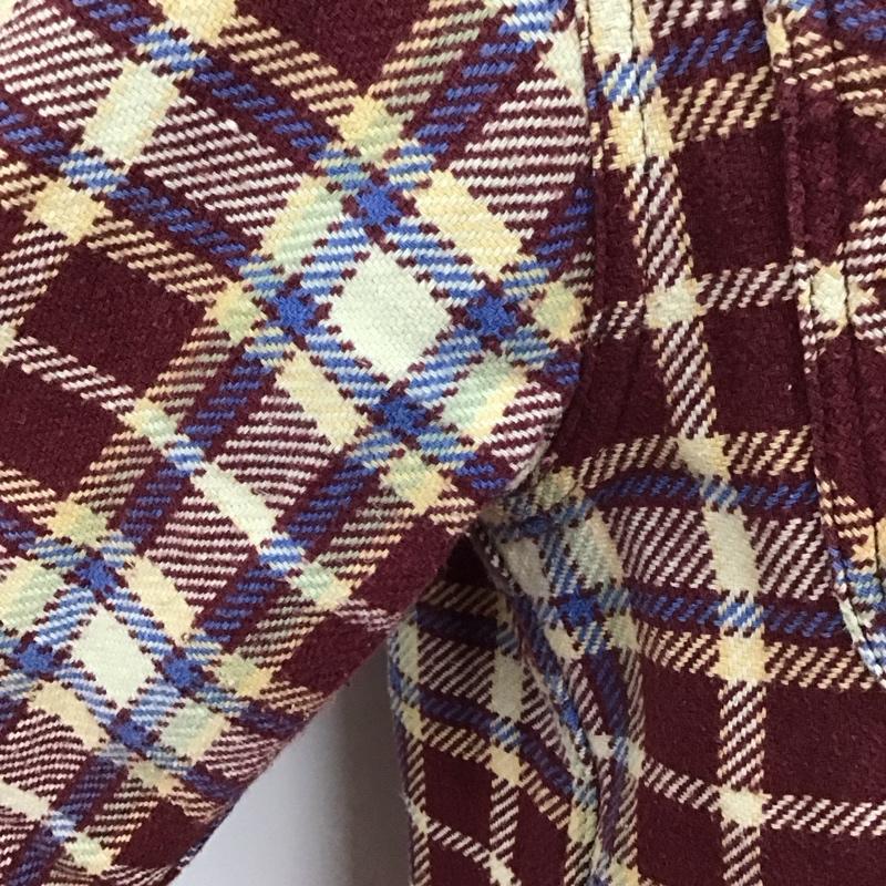 ファイブブラザー FIVE BROTHER シャツ、ブラウス 長袖 長袖シャツ カラーシャツ ポケットシャツ ネルシャツ チェックシャツ L チェック マルチカラー / マルチカラー /  メンズ USED 古着 中古 10109836