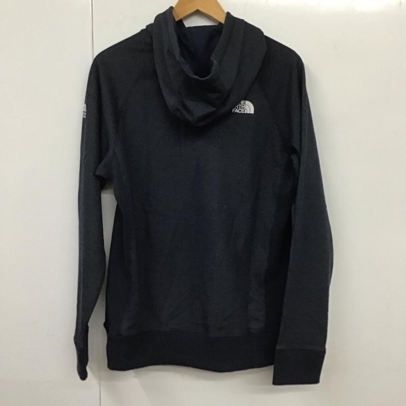 ザノースフェイス THE NORTH FACE パーカー 長袖 NT61696 COLOR HEATHERED SWEAT HOODIE XL ロゴ、文字 X プリント 紺 / ネイビー /  メンズ USED 古着 中古 10131926