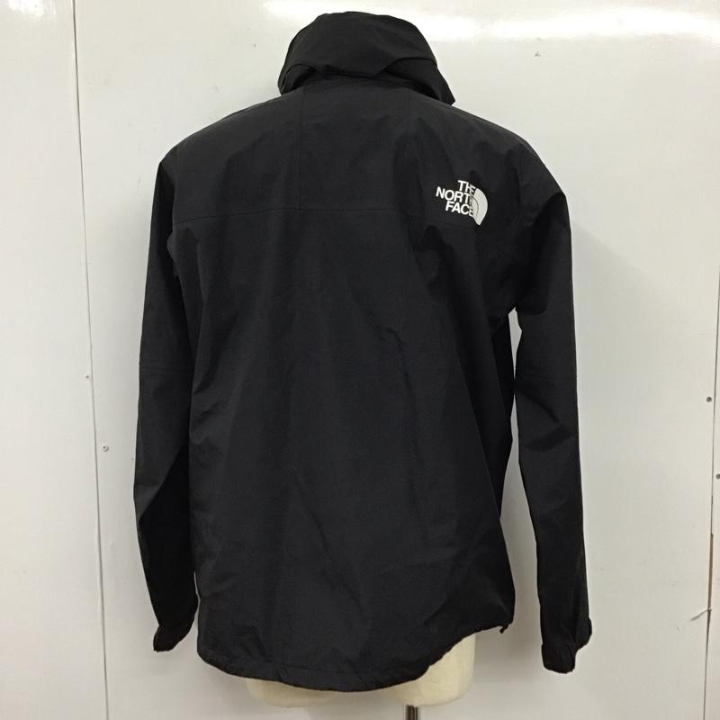 ザノースフェイス THE NORTH FACE ジャケット、上着 ジャンパー、ブルゾン np12135 マウンテンレインテックスジャケット ジップアップジャケット アウター L ロゴ、文字 黒 / ブラック /  メンズ USED 古着 中古 10114678