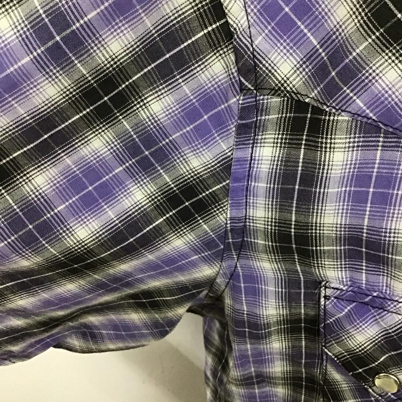 ラングラー Wrangler シャツ、ブラウス 半袖 L チェック マルチカラー / マルチカラー /  メンズ USED 古着 中古 10128317