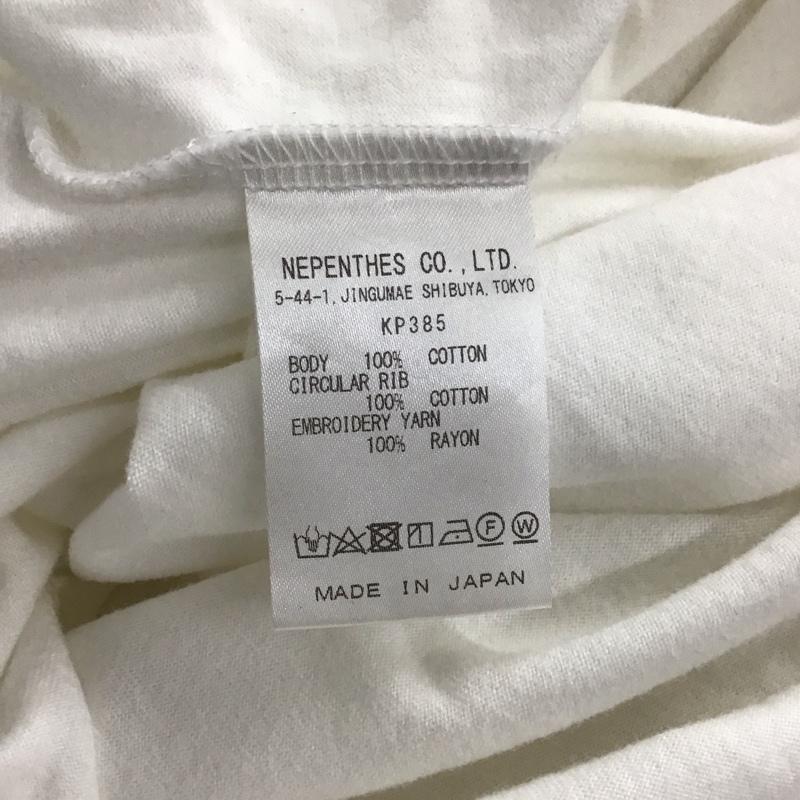 ニードルス Needles Tシャツ 半袖 XL 刺繍 白 / ホワイト /  メンズ USED 古着 中古 10134911