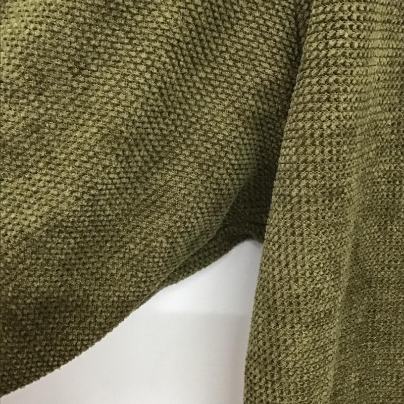 グリーンレーベルリラクシング green label relaxing カーディガン 長袖 M 無地 カーキ / カーキ /  メンズ USED 古着 中古 10130019