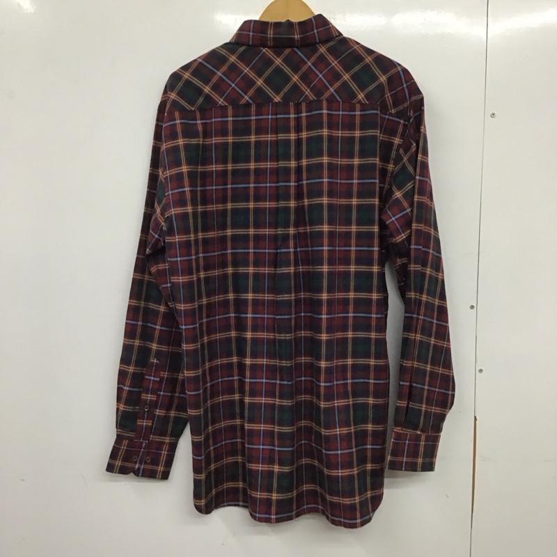 トミーヒルフィガー TOMMY HILFIGER シャツ、ブラウス 長袖 長袖シャツ チェックシャツ カラーシャツ ボタンダウンシャツ M チェック マルチカラー / マルチカラー /  メンズ USED 古着 中古 10138203