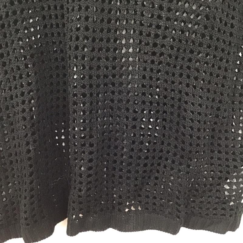 ローリーズファーム LOWRYS FARM カットソー 半袖 サマーセーター FREE 無地 黒 / ブラック /  レディース USED 古着 中古 10144543