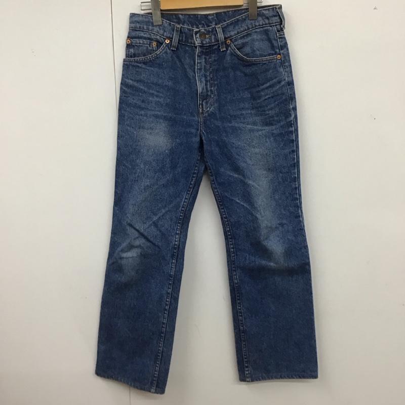 リーバイス Levi s パンツ デニム、ジーンズ PCL-441P 505-0217 ジップフライ W31 L34 31インチ 無地 青 / ブルー /  メンズ USED 古着 中古 10119679