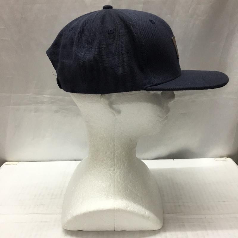 ステューシー STUSSY 帽子 キャップ コットン ロゴ、文字 紺 / ネイビー /  メンズ USED 古着 中古 10112528